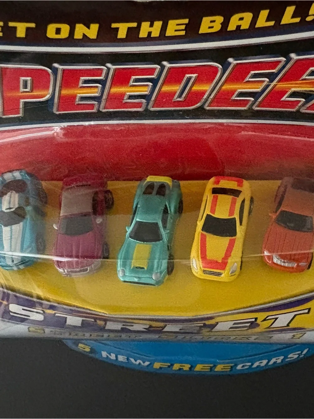 Vintage NOS Speedeez Street Slicks1 w/5 Extra Cars Unopened 2003 Micro Scale